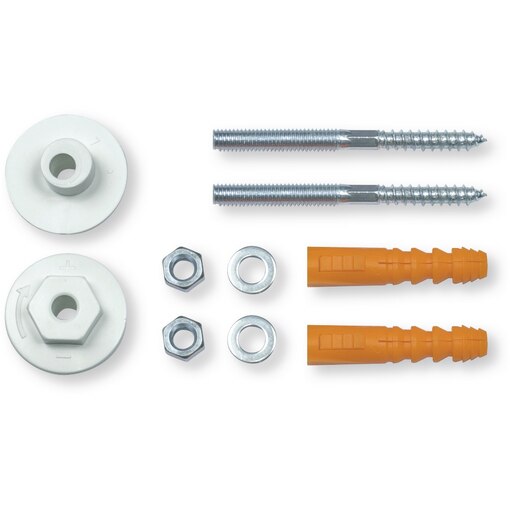 Kit de fixation pour lavabo paroi pleine Ø 8 x 90